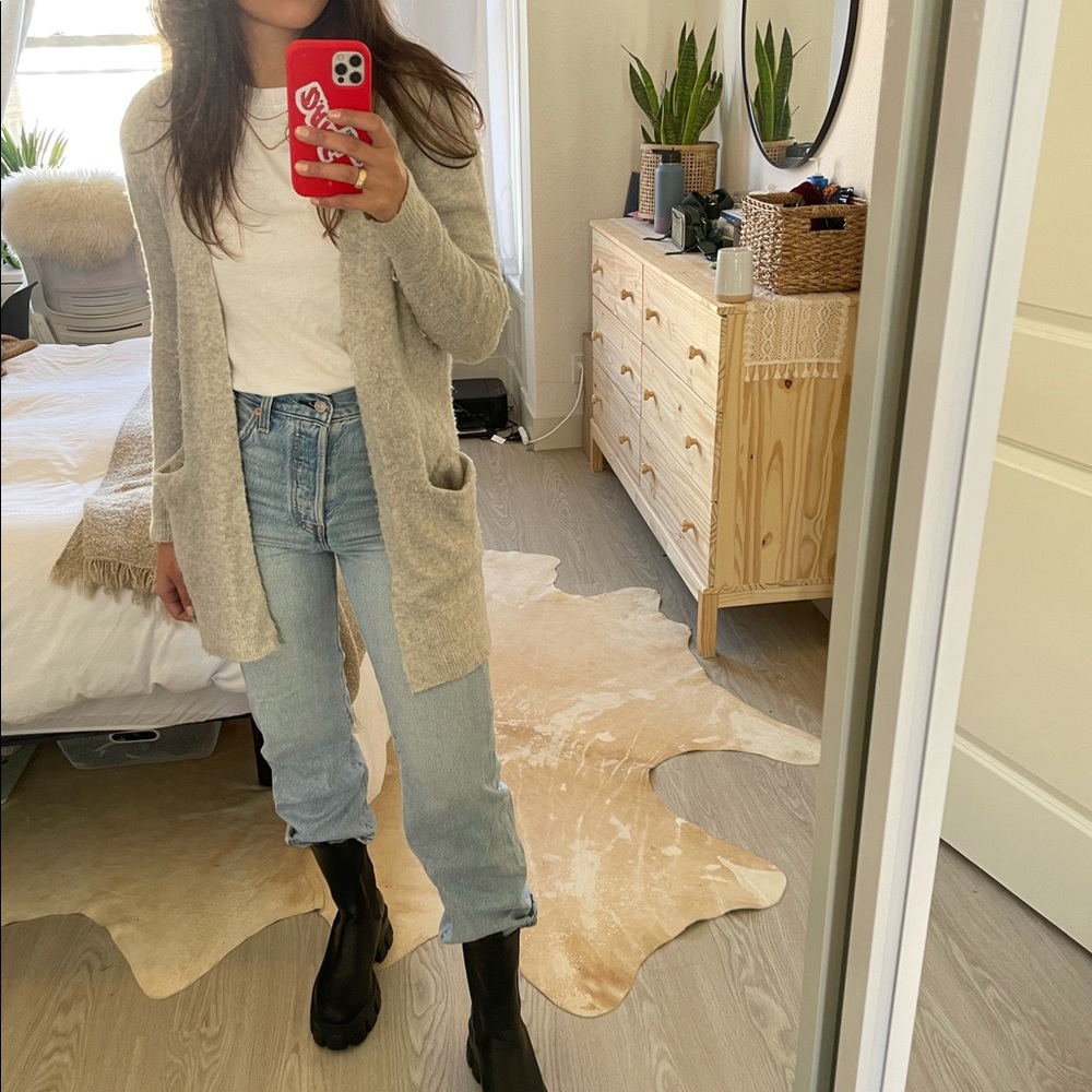 Madewell cashmere cardigan jacket